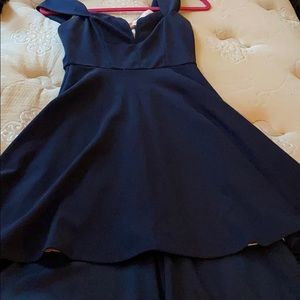 Navy cocktail dress